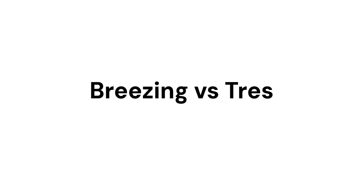 Breezing vs Tres: Crypto Accounting Comparison (2026)